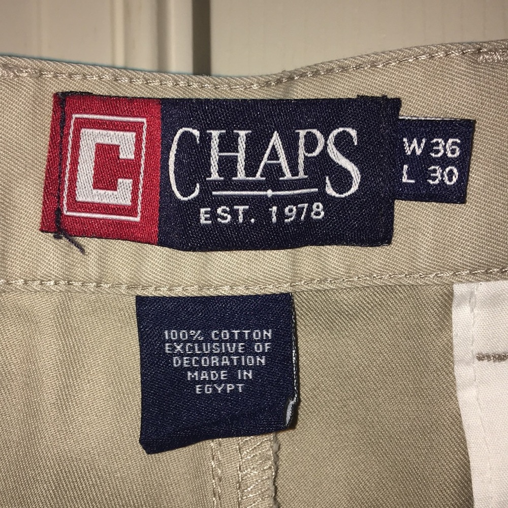 Chaps Khaki Pants - Picture 4 of 4